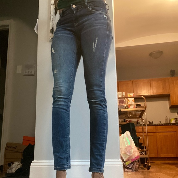 Zara Petite Blue Jeans - Picture 4 of 6